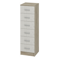 Гармония Комод КМ602 (400х1350х408) КРАФТ СЕР/КРАФТ БЕЛ, ТВД
