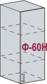 В 459 Каркас верхнего шкафа (ДУБ КАЛЬЯРИ)