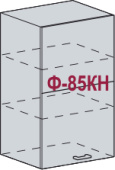 ВГ 602 Каркас навесного шкафа высокий с горизонтальными створками (БЕЛ)