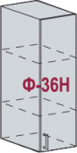 В 359 Каркас верхнего шкафа (СЕР)