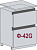 Н 602G Каркас нижнего шкафа (БЕЛ)