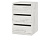НКМ Кент-1 секция№4 Тумба Дуб Крафт Белый