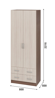 ШК Дуэт Шкаф 800х2200х500 инф (1)