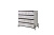"Некст К1" комод (Цемент светлый/черный)