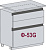 Н 803G Каркас нижнего шкафа (СЕР)